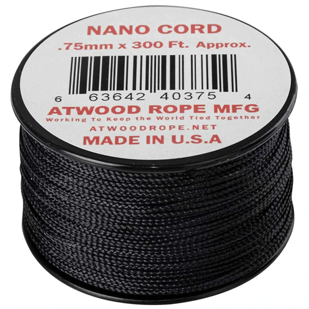 Atwood Rope 300' 0.75mm 36lbs Nano Cord