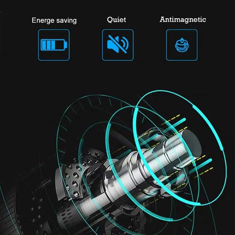 Automatic Watch Winder Box 2 3, with Blue LED Light, Green Piano Paint Exterior, 4 Rotation Modes, Quite Motors Watch Winder Display Watch Box Watch Storage Gift