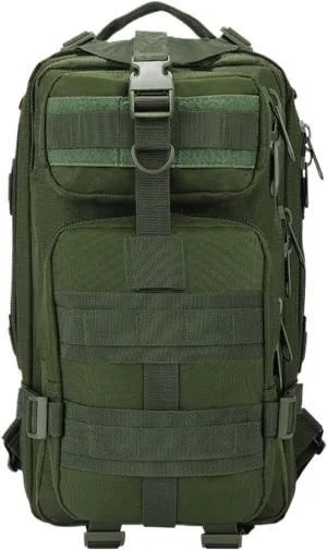 Backpack 26L Large Assault Pack Bag Rucksack Hiking Treeking Travel(Army Green)