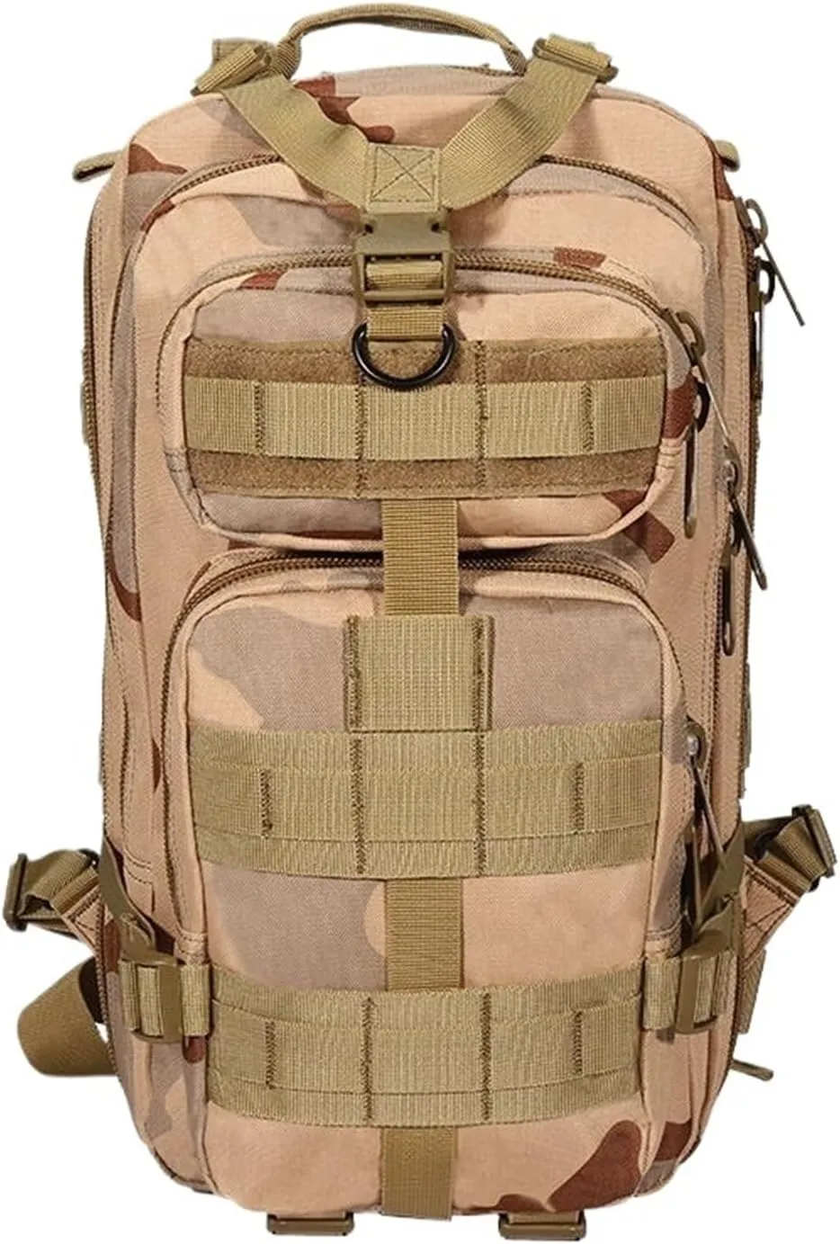Backpack 26L Large Assault Pack Bag Rucksack Hiking Treeking Travel(Desert CP)