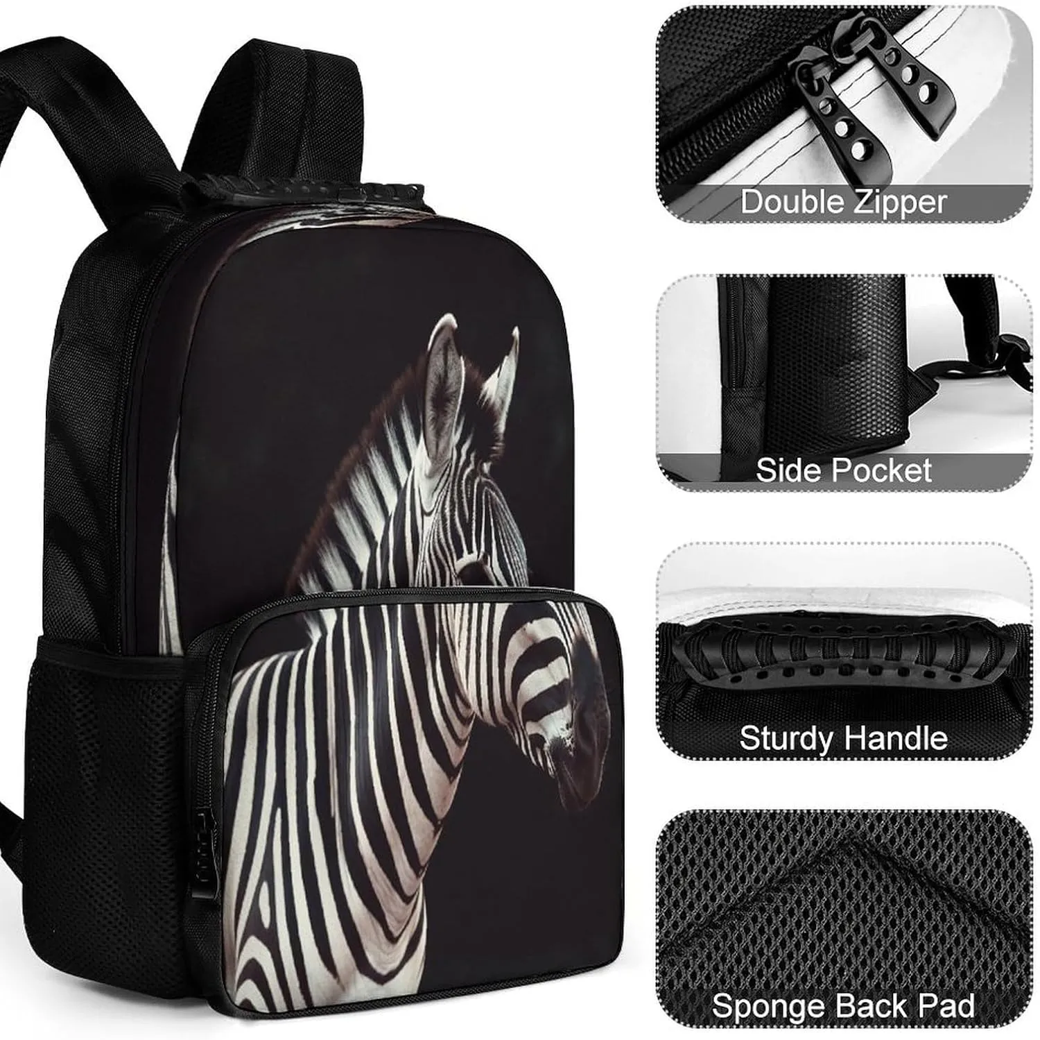 Backpacks Animal Zebra Travel Bag Business Work Laptop Backpack