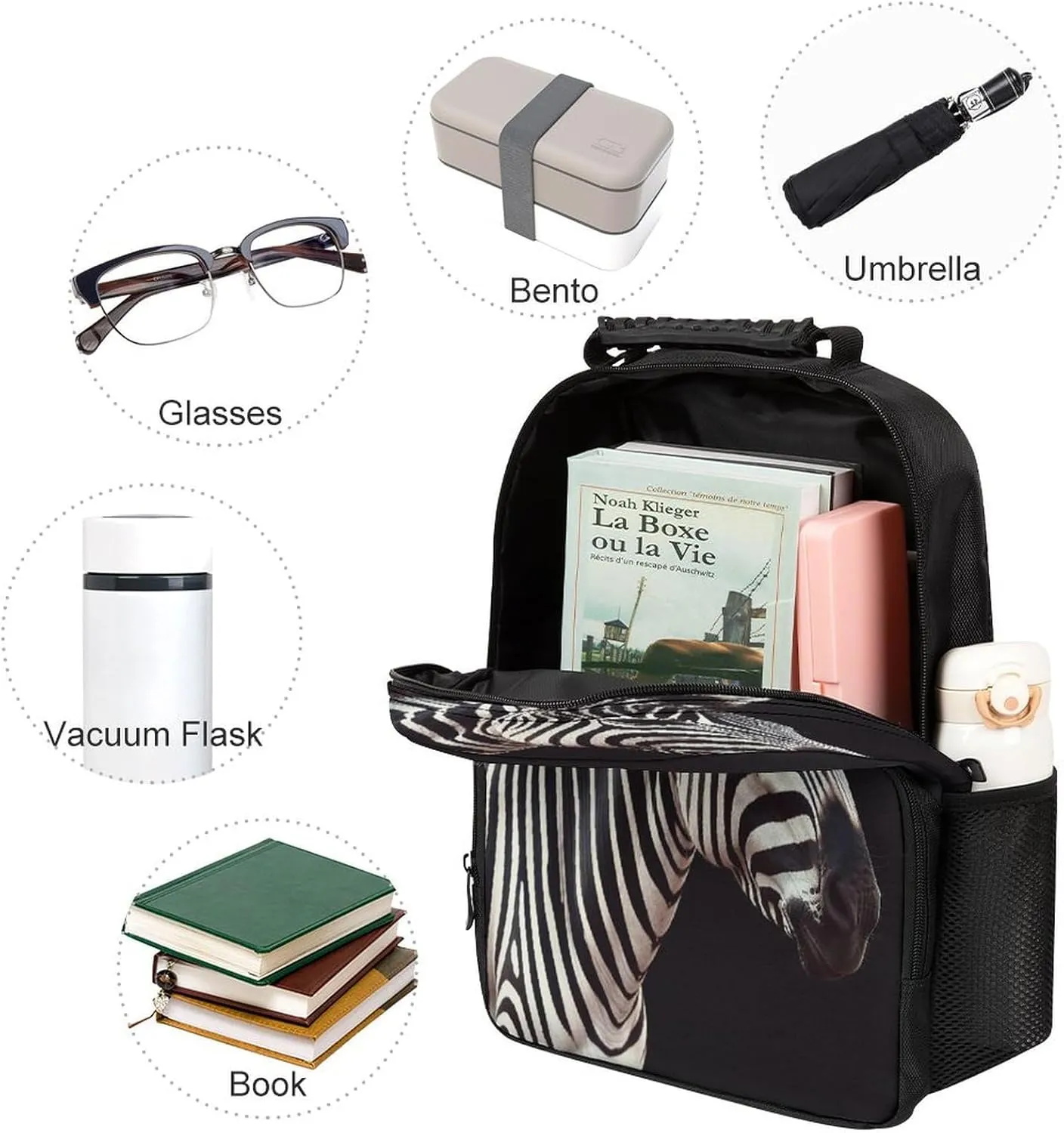 Backpacks Animal Zebra Travel Bag Business Work Laptop Backpack