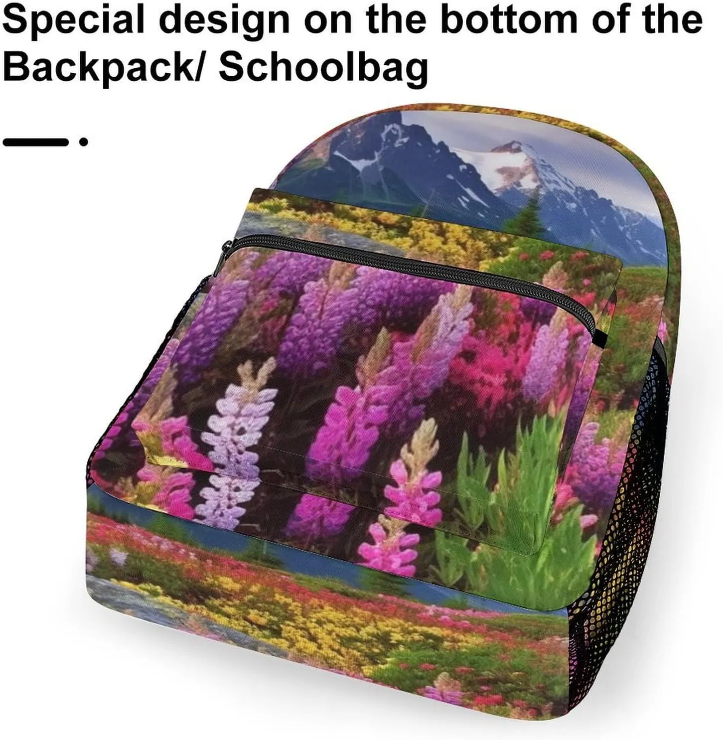 Backpacks Beautiful Flowers Mountain Travel Bag Laptop Backpack Casual Daypack for Weekender Business Hiking