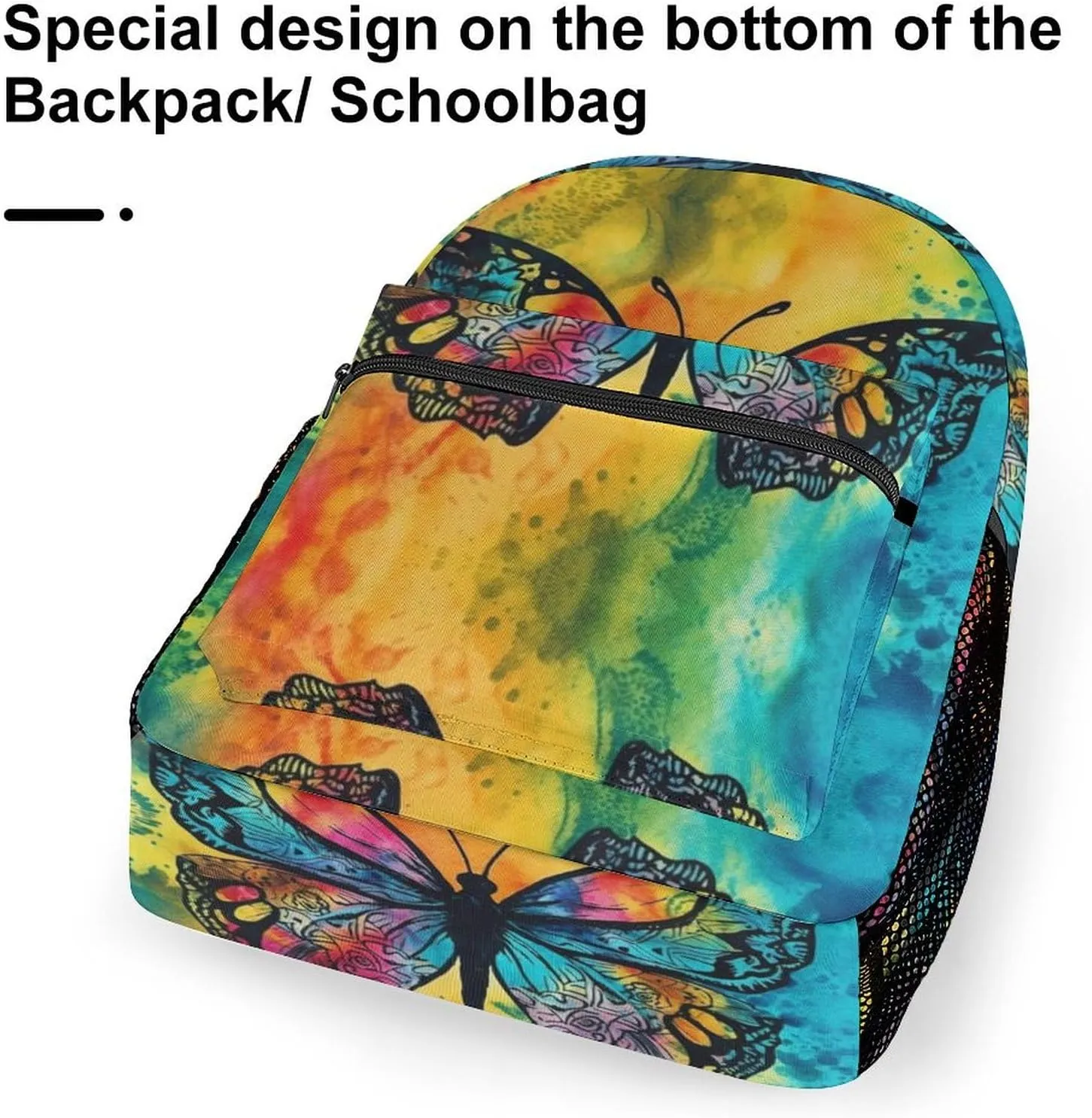 Backpacks Butterfly Tie Dye Travel Bag Laptop Backpack Casual Daypack for Weekender Business Hiking