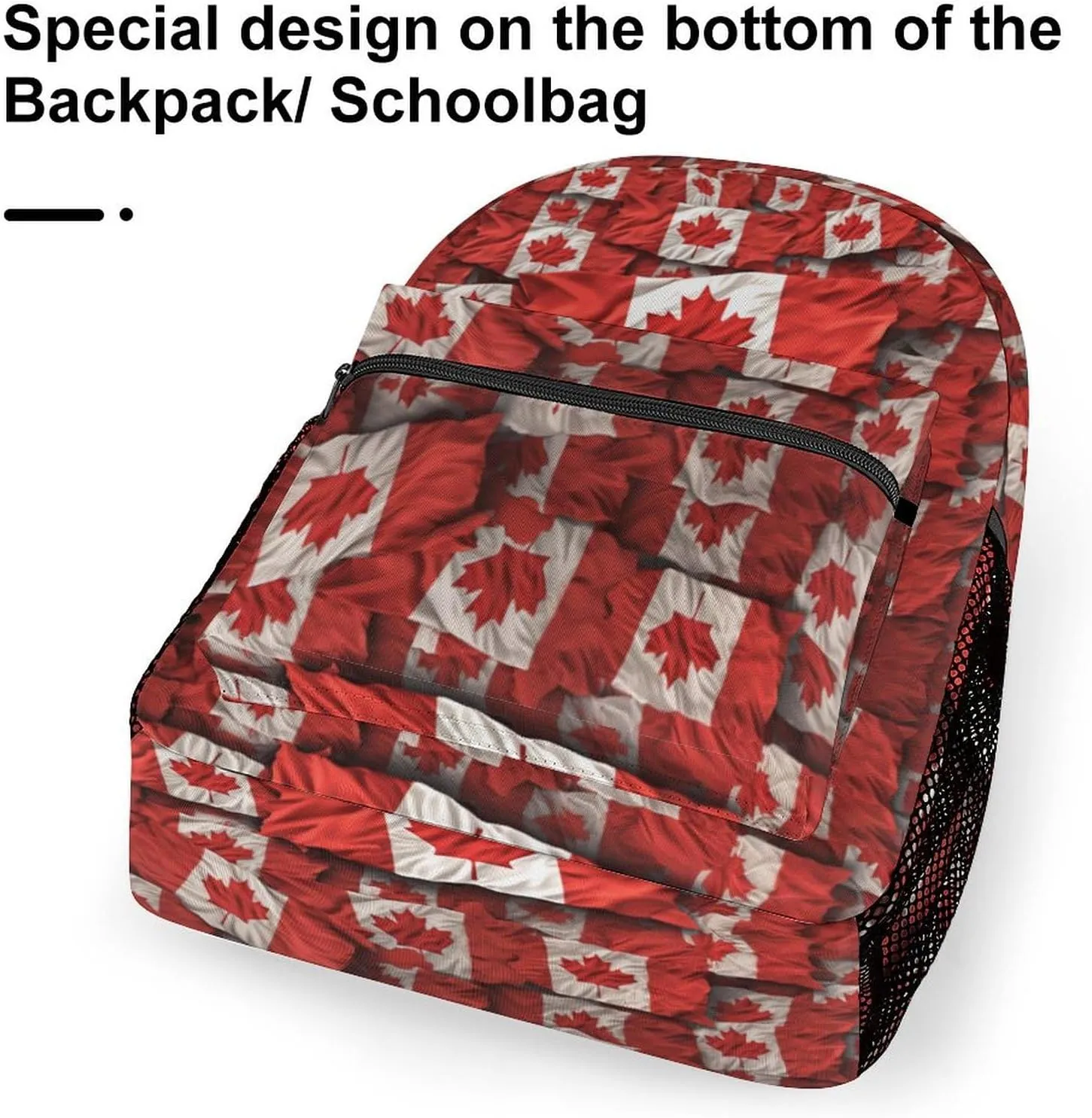 Backpacks Canadian Flag Travel Bag Laptop Backpack Casual Daypack for Weekender Business Hiking