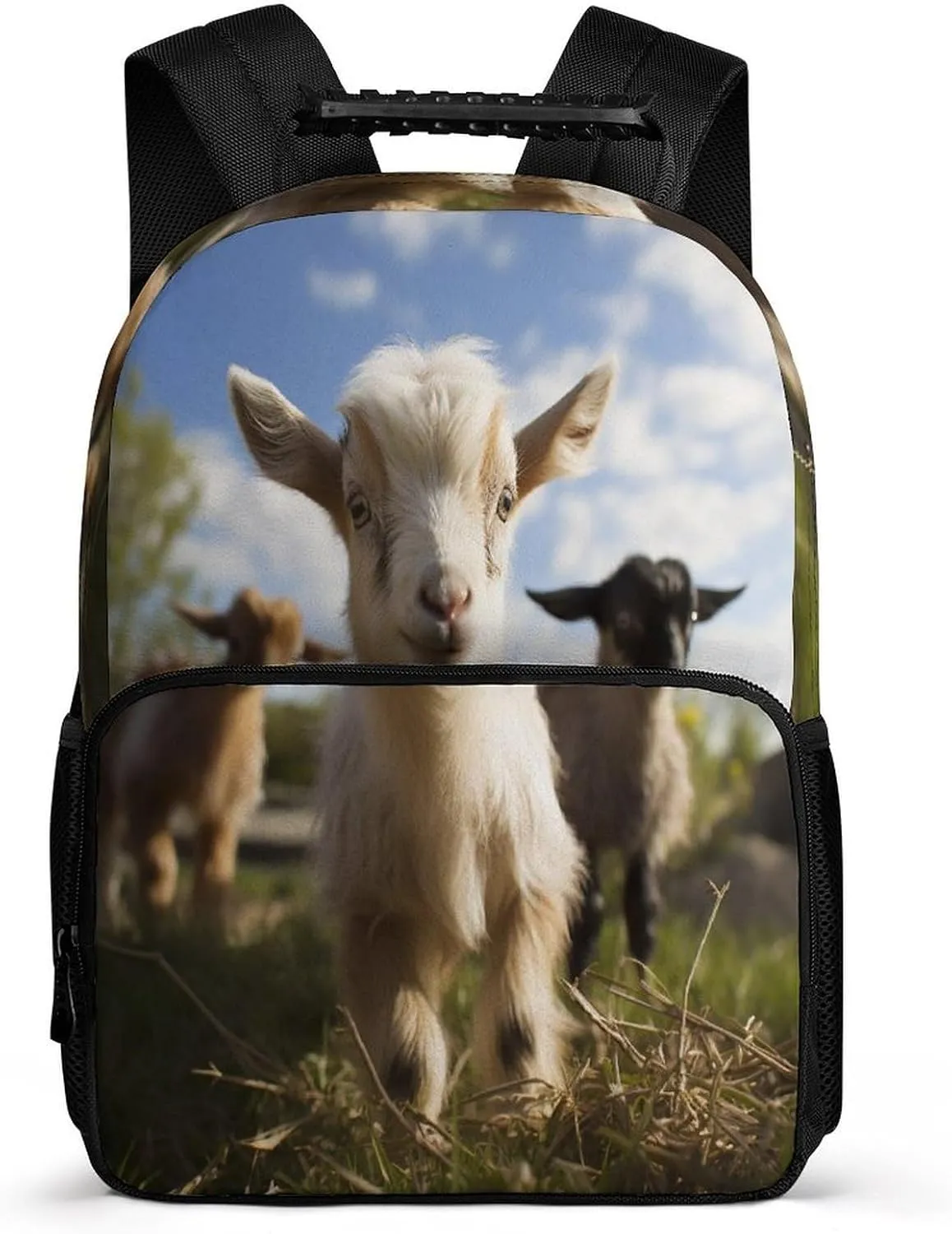 Backpacks Cute Goat Travel Bag Business Work Laptop Backpack, 40x28x16cm