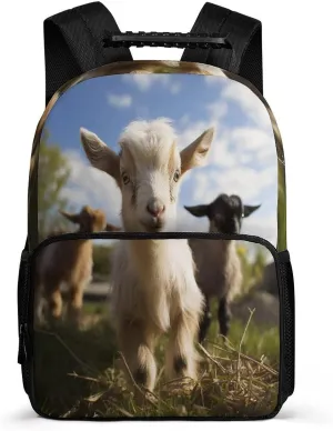 Backpacks Cute Goat Travel Bag Business Work Laptop Backpack, 40x28x16cm