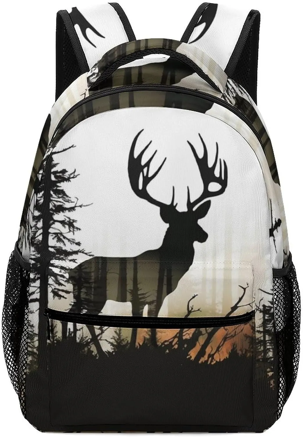 Backpacks Deer Silhouette Travel Bag Laptop Backpack Casual Daypack for Weekender Business Hiking
