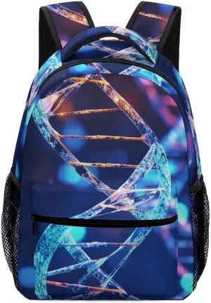 Backpacks DNA Genetic Helix Travel Bag Laptop Backpack Casual Daypack for Weekender Business Hiking