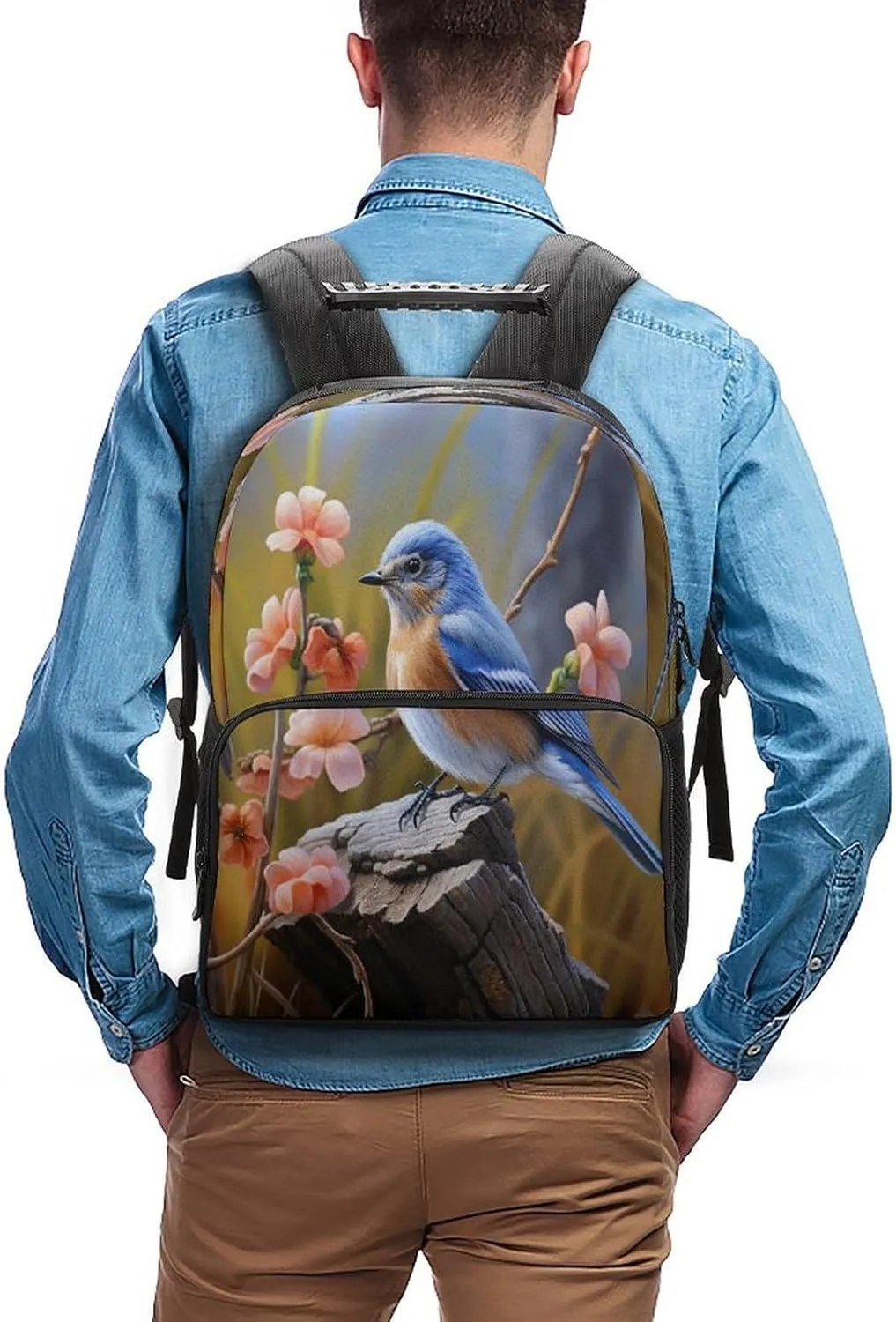 Backpacks Eastern Bluebird Travel Bag Business Work Laptop Backpack