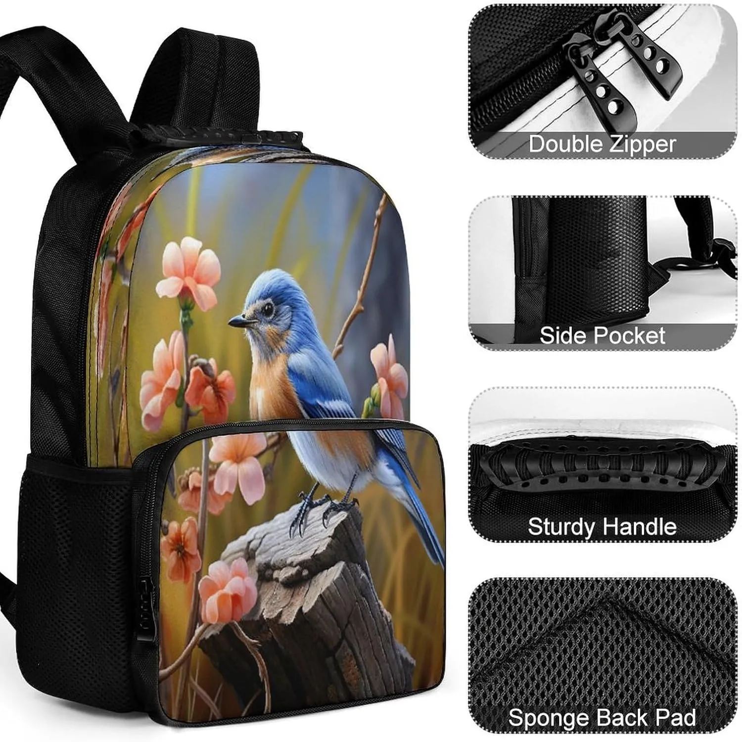 Backpacks Eastern Bluebird Travel Bag Business Work Laptop Backpack