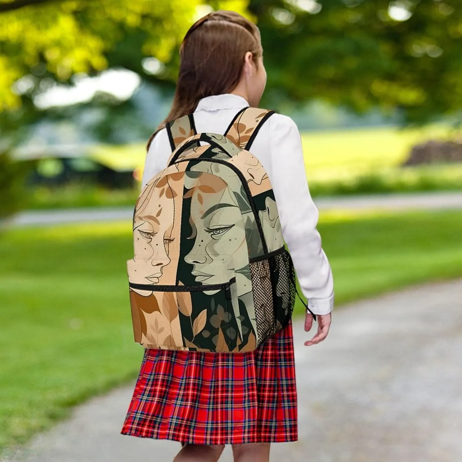 Backpacks Face to Face Travel Bag Laptop Backpack Casual Daypack for Weekender Business Hiking