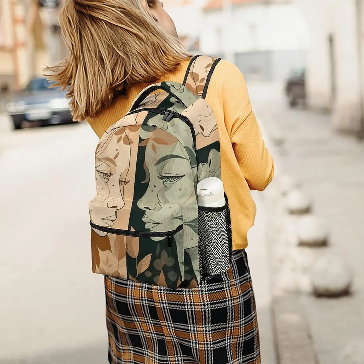 Backpacks Face to Face Travel Bag Laptop Backpack Casual Daypack for Weekender Business Hiking
