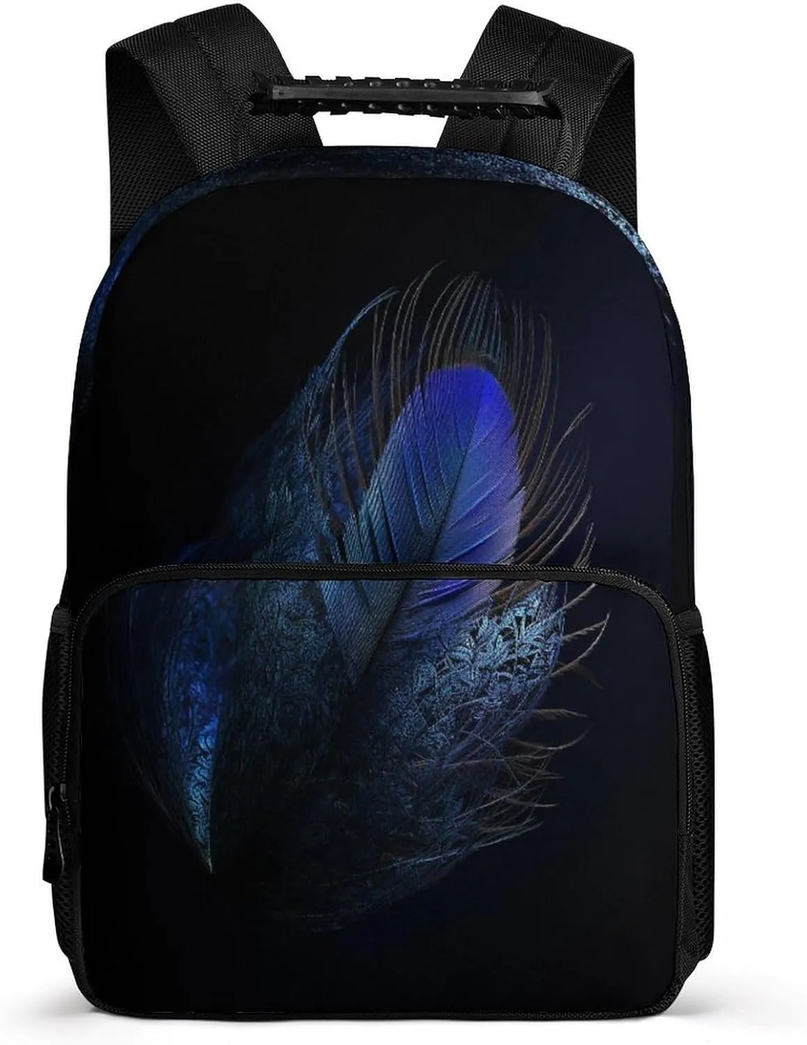 Backpacks Feather Pattern Travel Bag Business Work Laptop Backpack