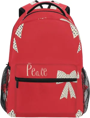Backpacks for Men Women Waterproof Laptop Bag with Chest Strap Gift Men & Women Juneteenth Big Bow