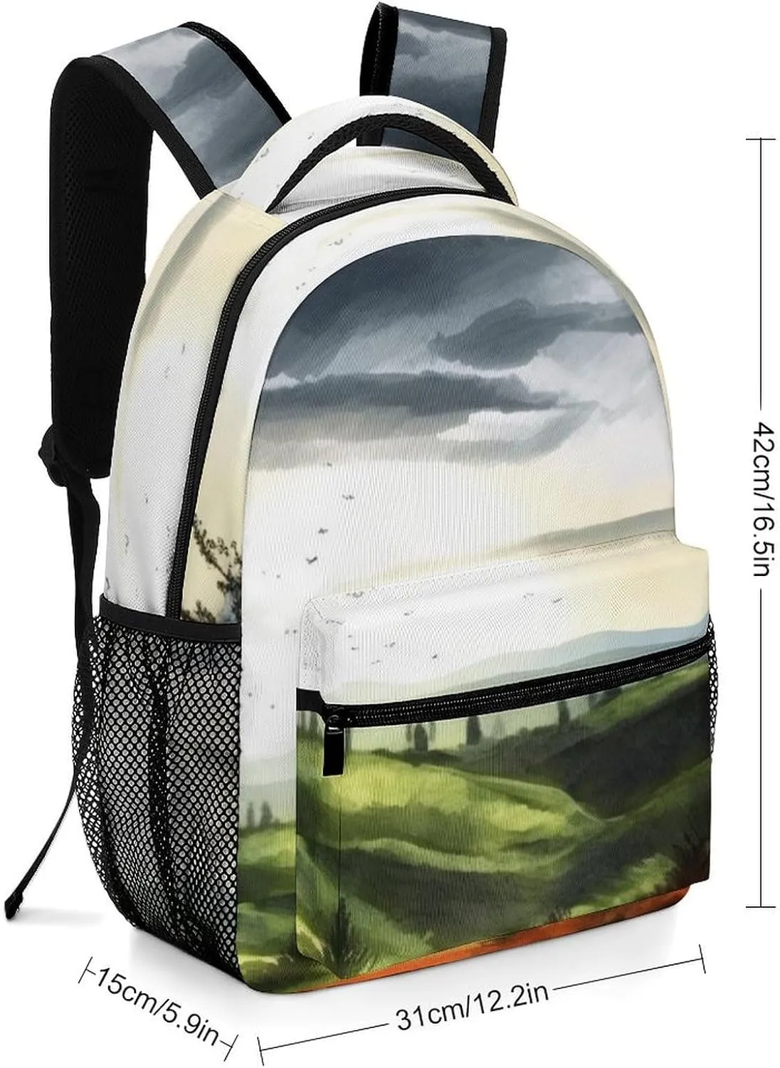Backpacks Landscape Travel Bag Laptop Backpack Casual Daypack for Weekender Business Hiking
