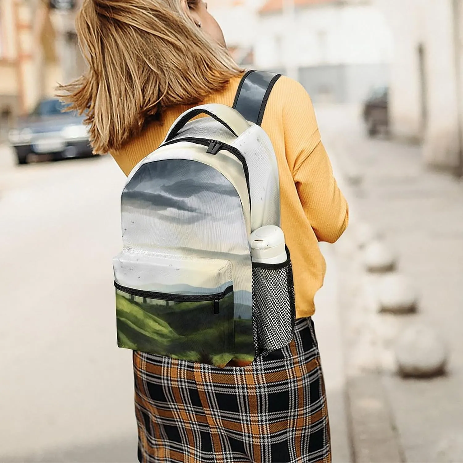 Backpacks Landscape Travel Bag Laptop Backpack Casual Daypack for Weekender Business Hiking