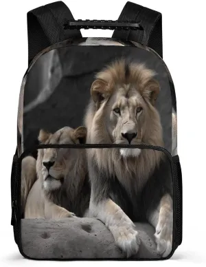 Backpacks Male And Female Lions Travel Bag Business Work Laptop Backpack