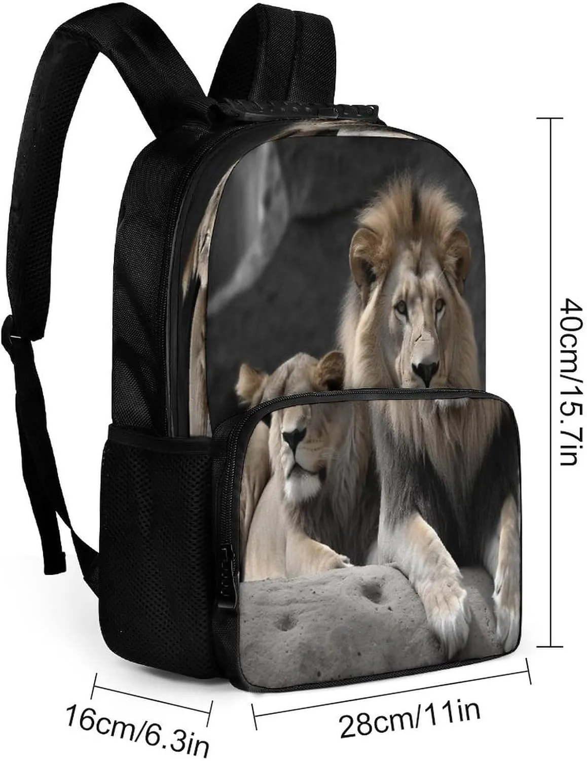 Backpacks Male And Female Lions Travel Bag Business Work Laptop Backpack