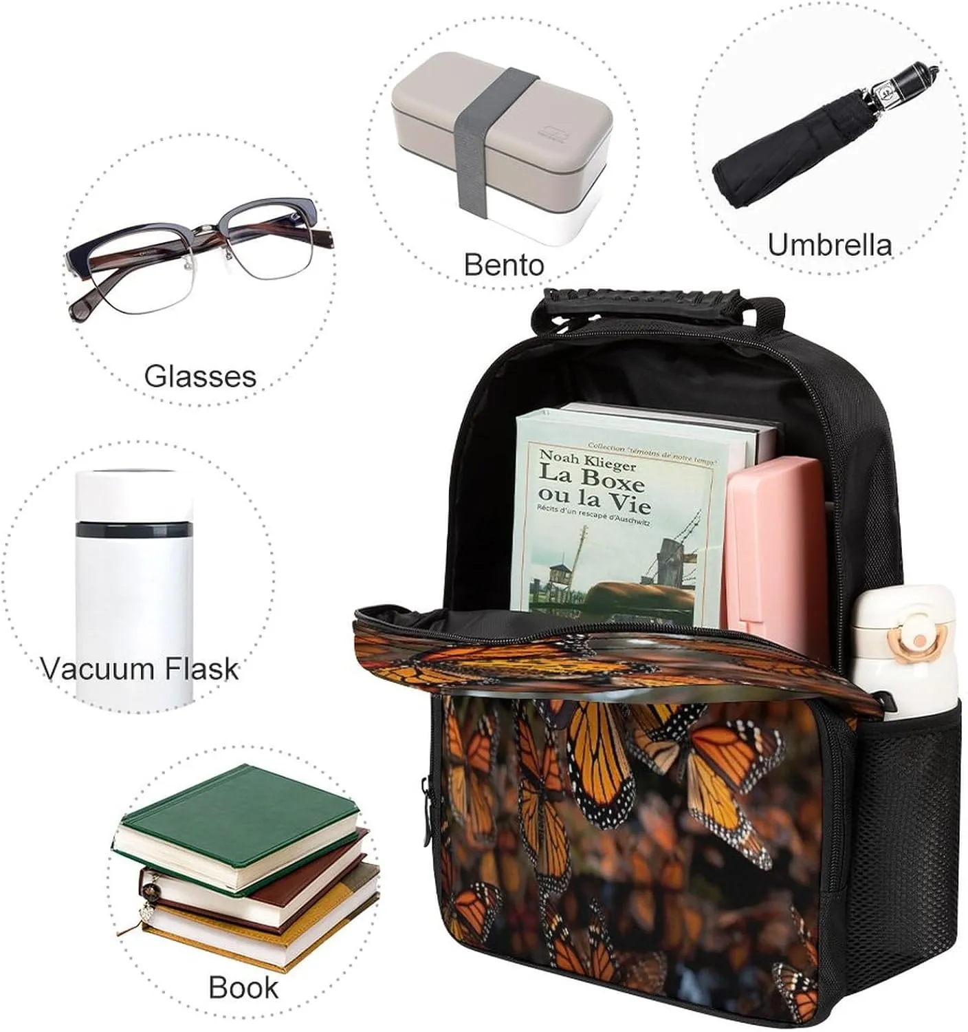 Backpacks Monarch Butterflies Travel Bag Business Work Laptop Backpack