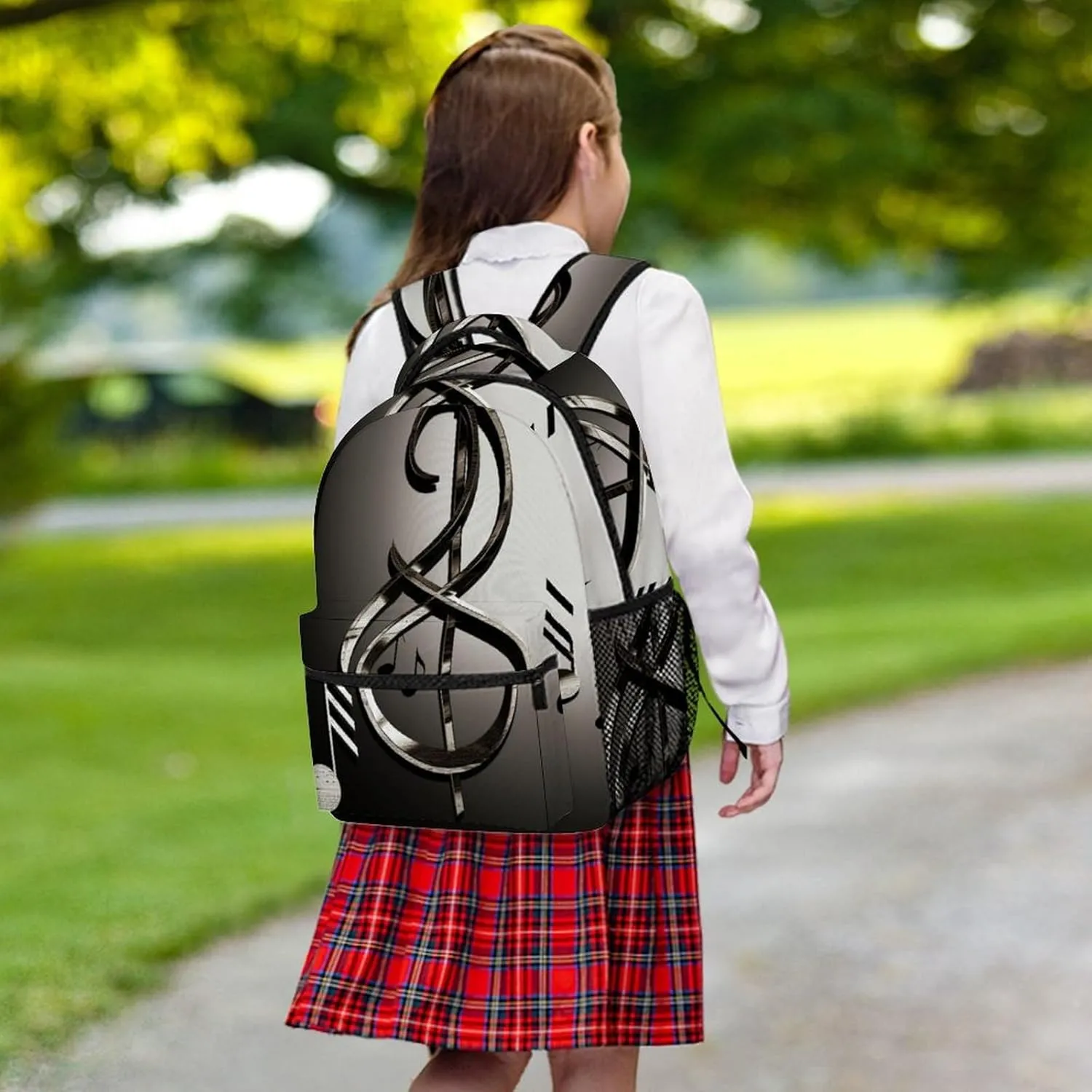 Backpacks Music Symbol Travel Bag Laptop Backpack Casual Daypack for Weekender Business Hiking