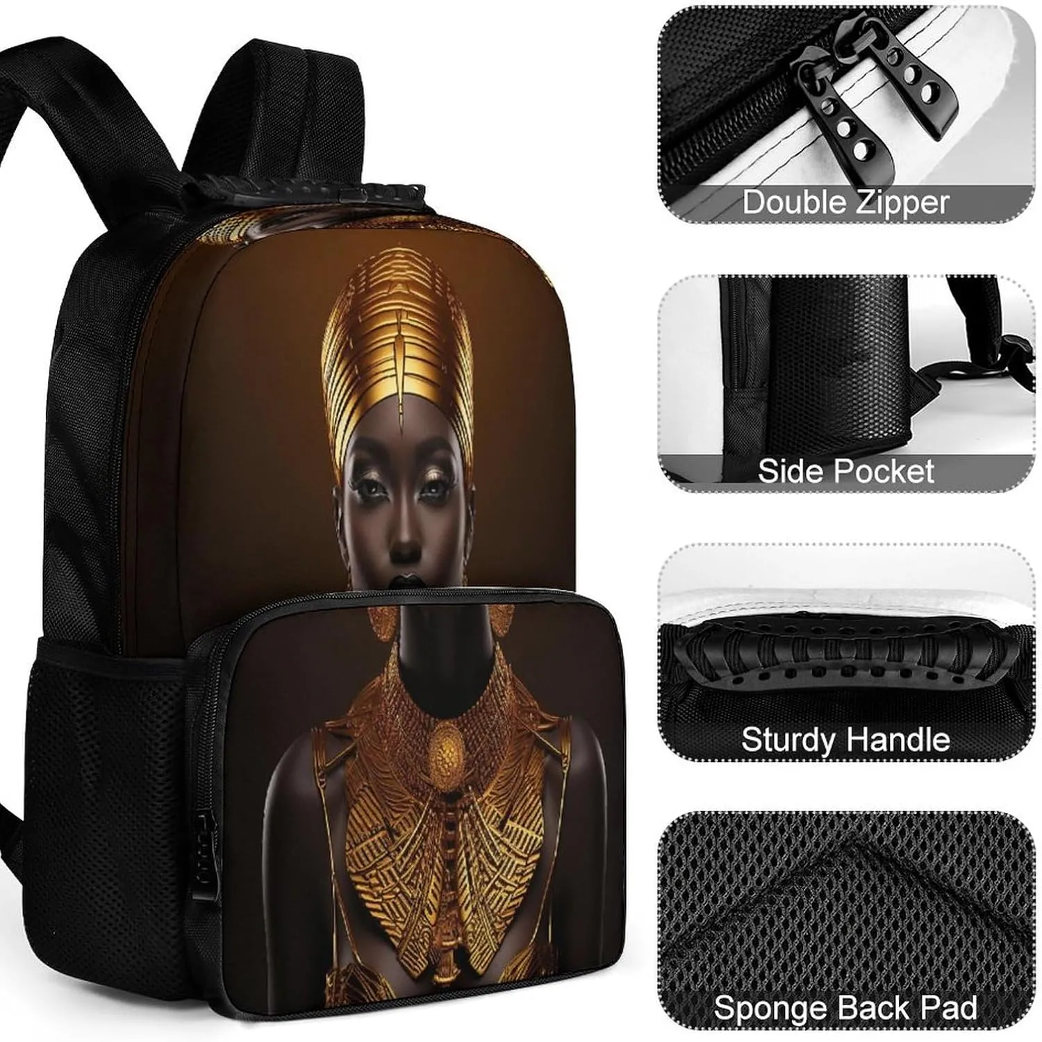 Backpacks Mysterious Beauty Travel Bag Business Work Laptop Backpack