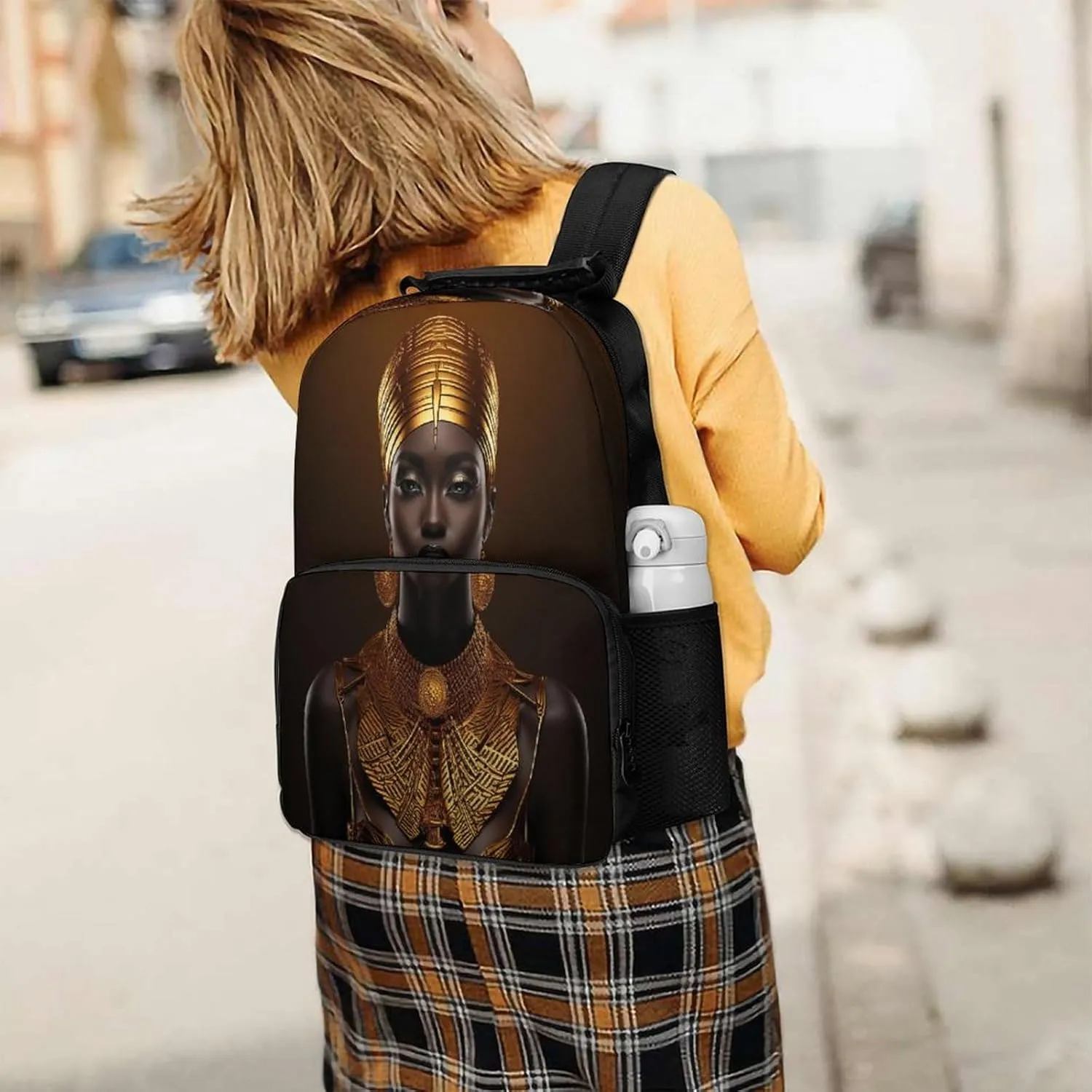 Backpacks Mysterious Beauty Travel Bag Business Work Laptop Backpack