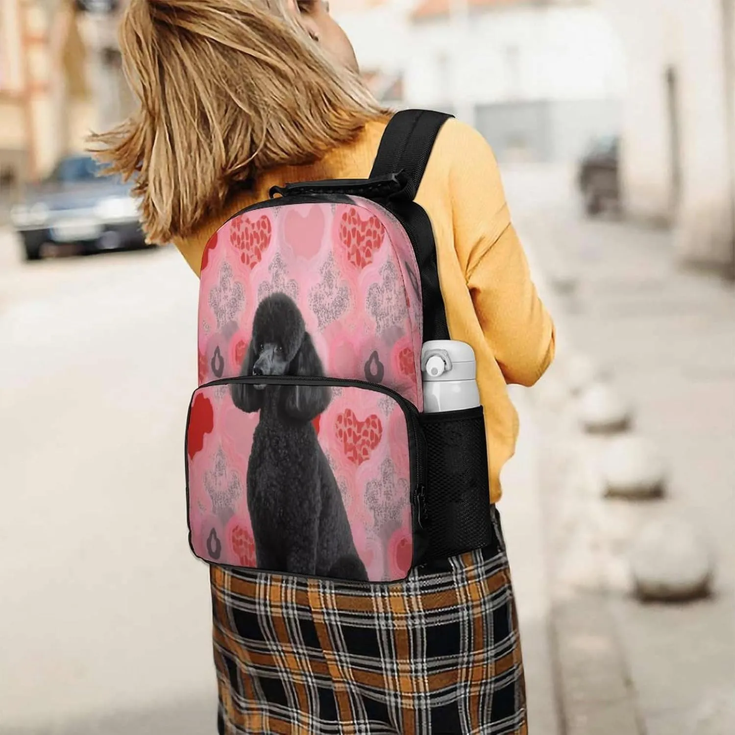Backpacks Poodles Dogs Travel Bag Business Work Laptop Backpack