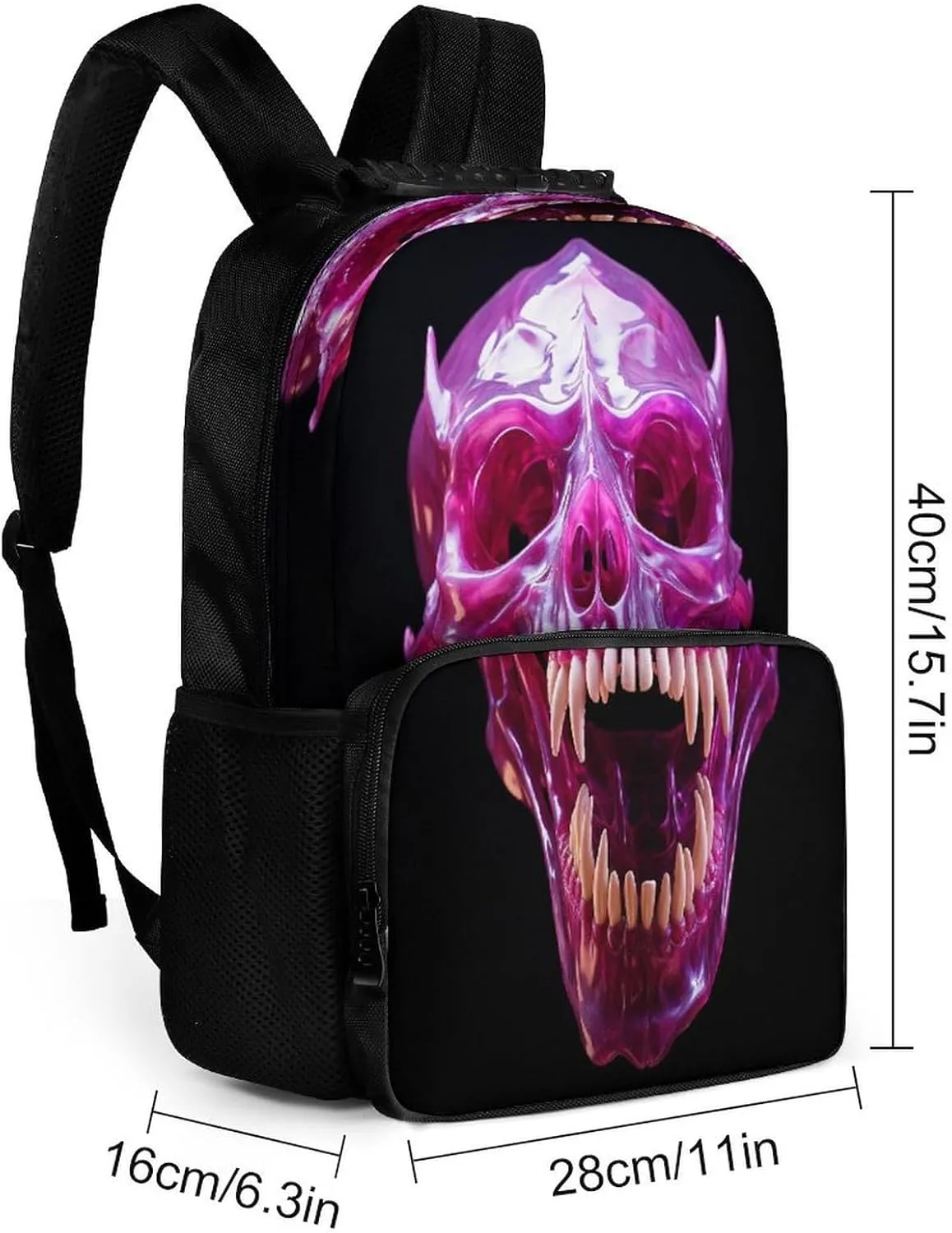 Backpacks Skull Open Mouth Travel Bag Business Work Laptop Backpack