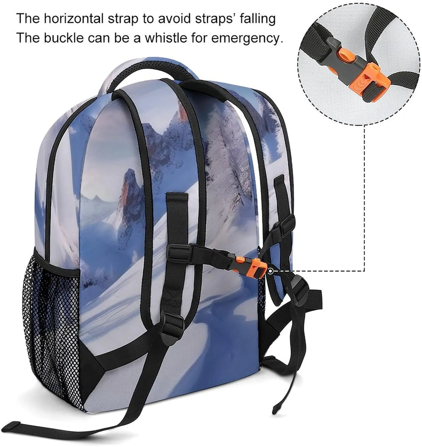 Backpacks Snow Landscape Travel Bag Laptop Backpack Casual Daypack for Weekender Business Hiking