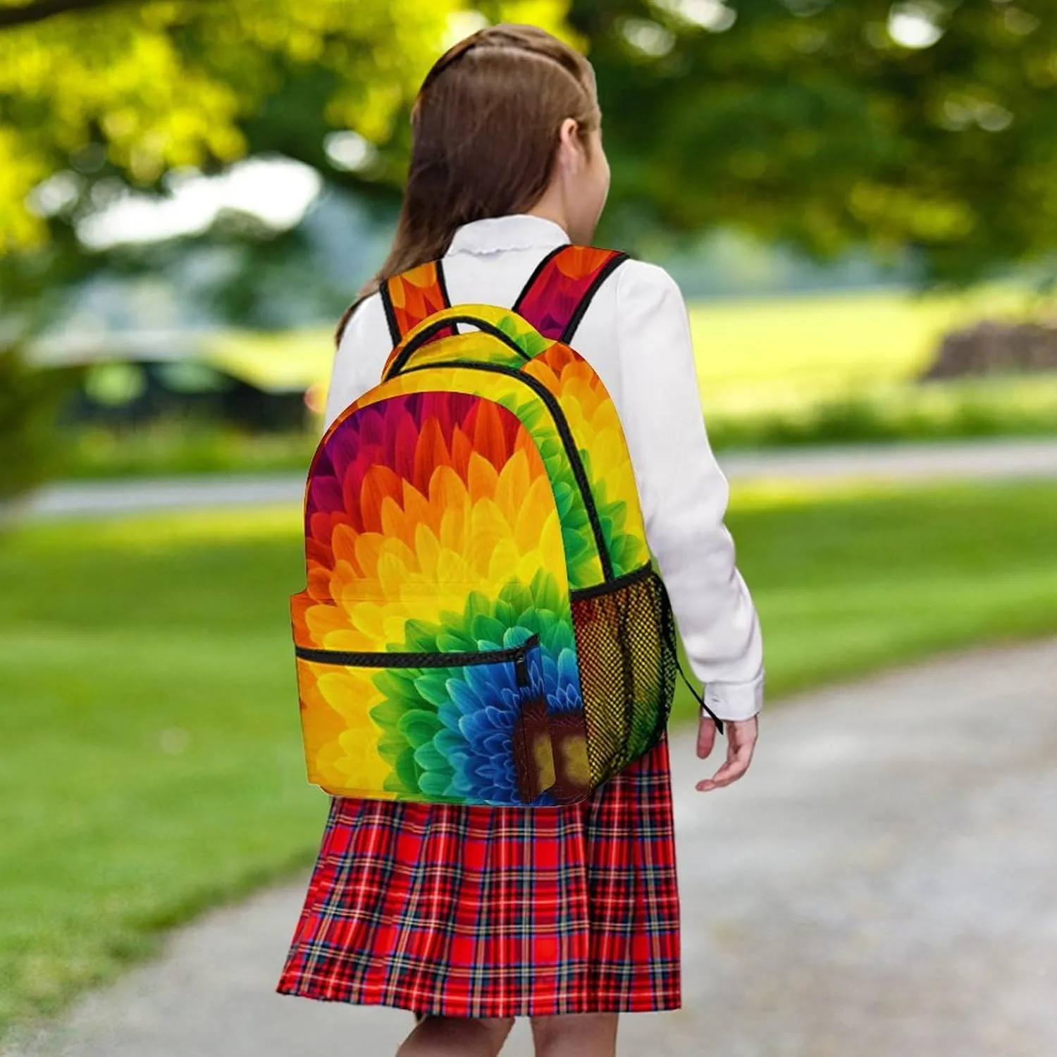 Backpacks Sunflower Rainbow Travel Bag Laptop Backpack Casual Daypack for Weekender Business Hiking