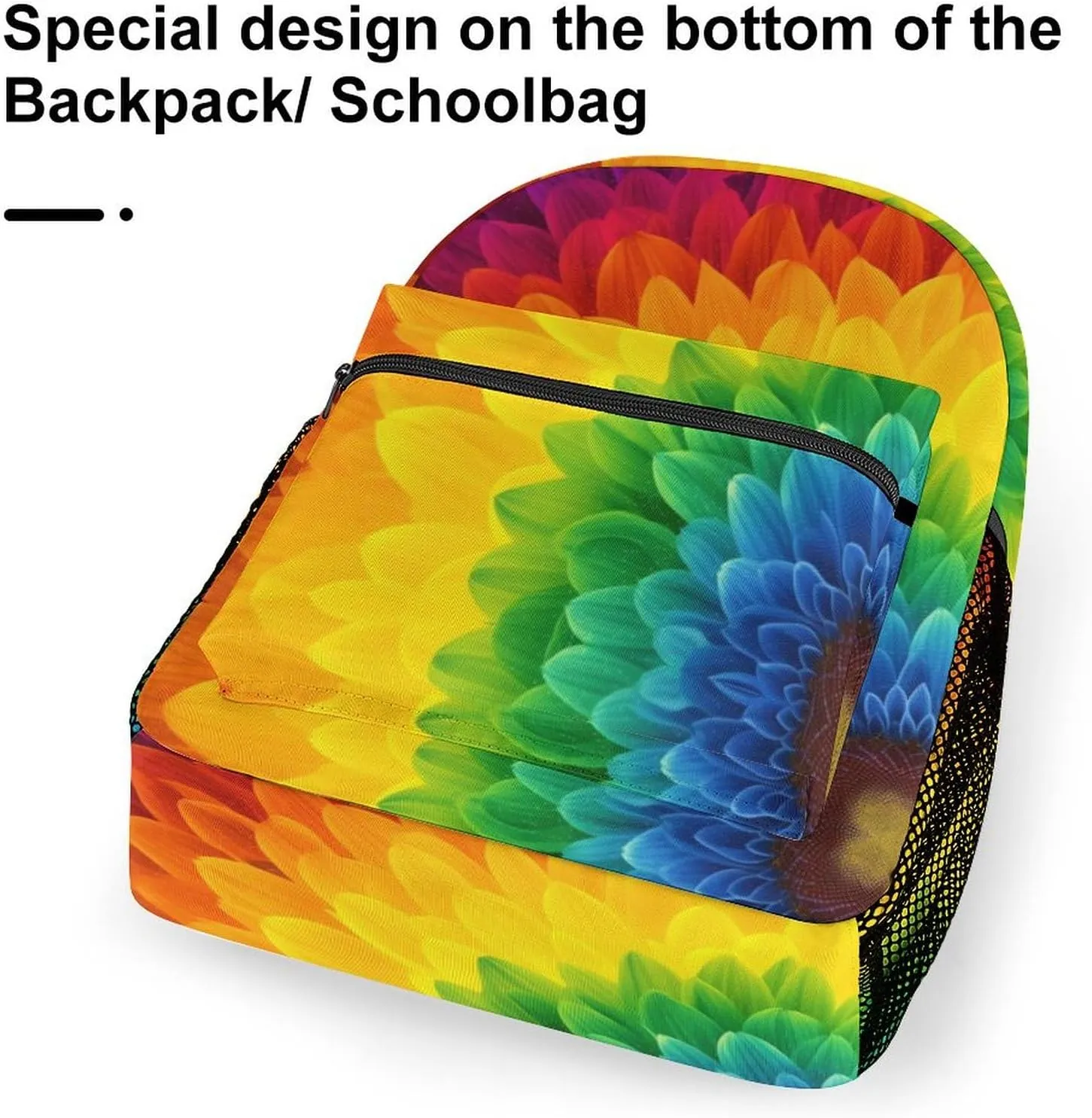 Backpacks Sunflower Rainbow Travel Bag Laptop Backpack Casual Daypack for Weekender Business Hiking