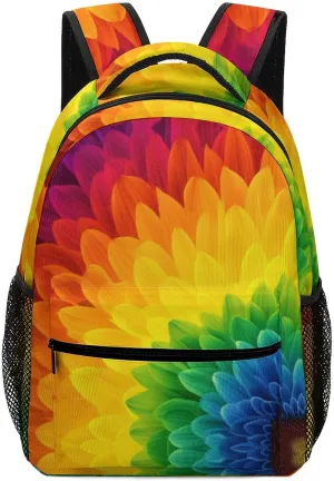 Backpacks Sunflower Rainbow Travel Bag Laptop Backpack Casual Daypack for Weekender Business Hiking