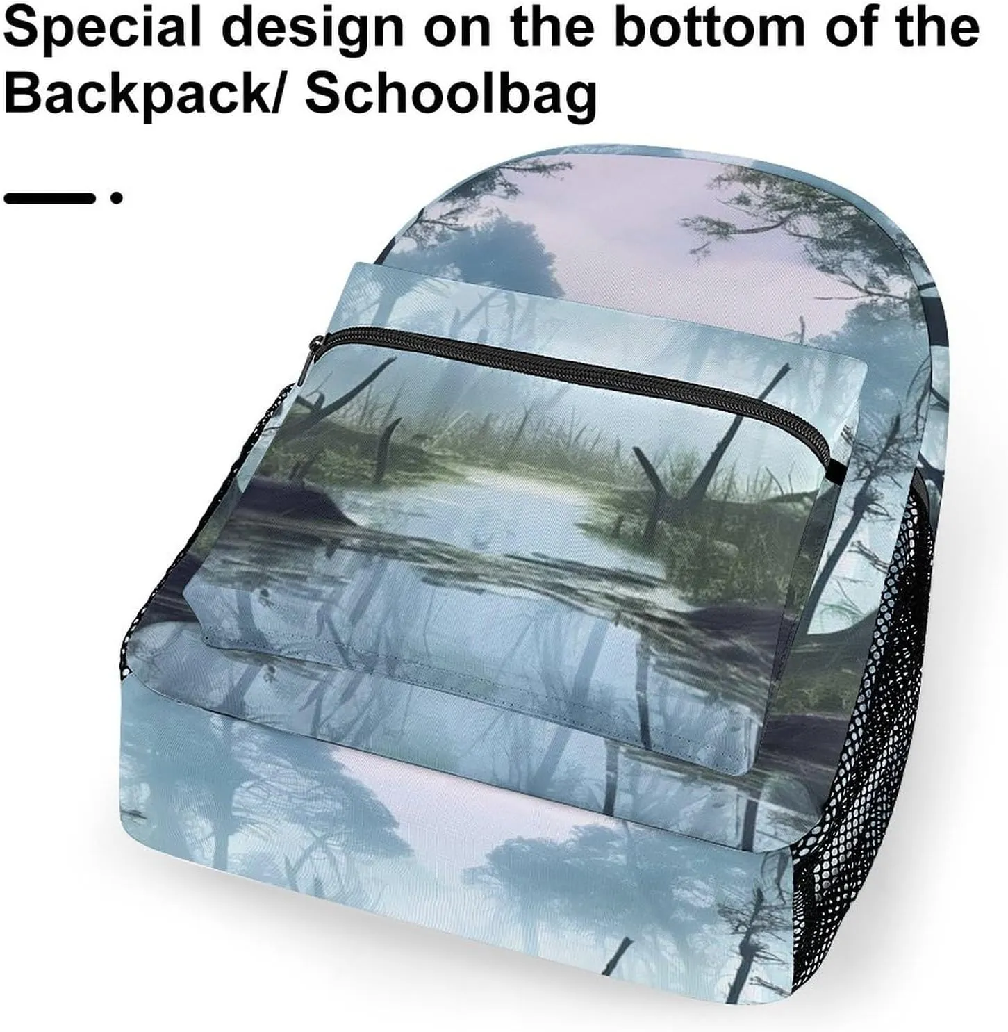 Backpacks Swamp Landscape Travel Bag Laptop Backpack Casual Daypack for Weekender Business Hiking