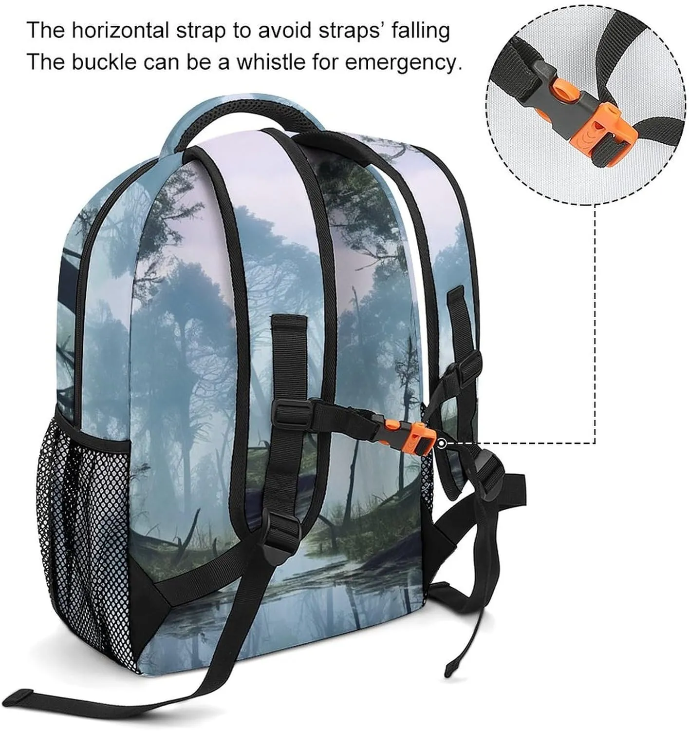 Backpacks Swamp Landscape Travel Bag Laptop Backpack Casual Daypack for Weekender Business Hiking