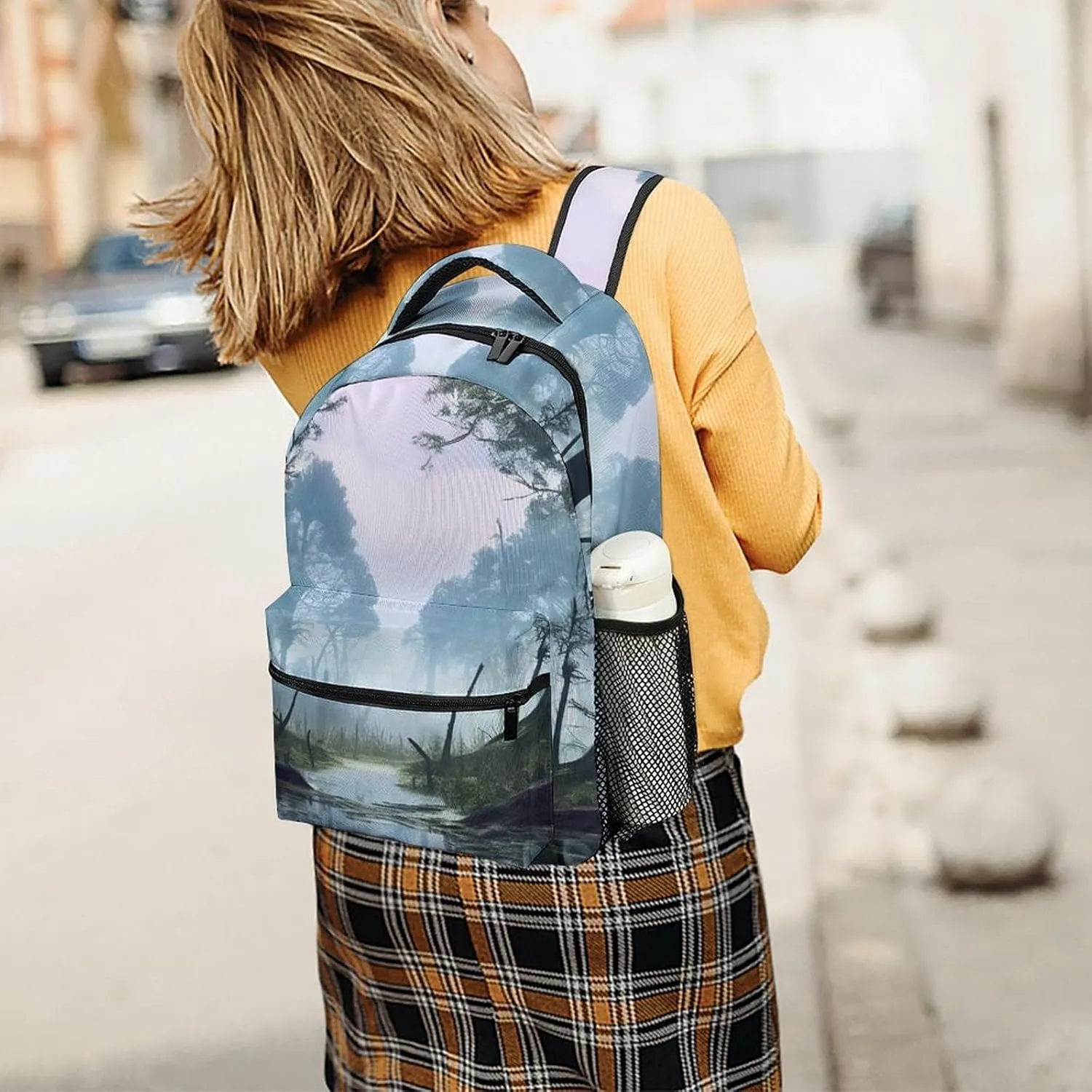 Backpacks Swamp Landscape Travel Bag Laptop Backpack Casual Daypack for Weekender Business Hiking