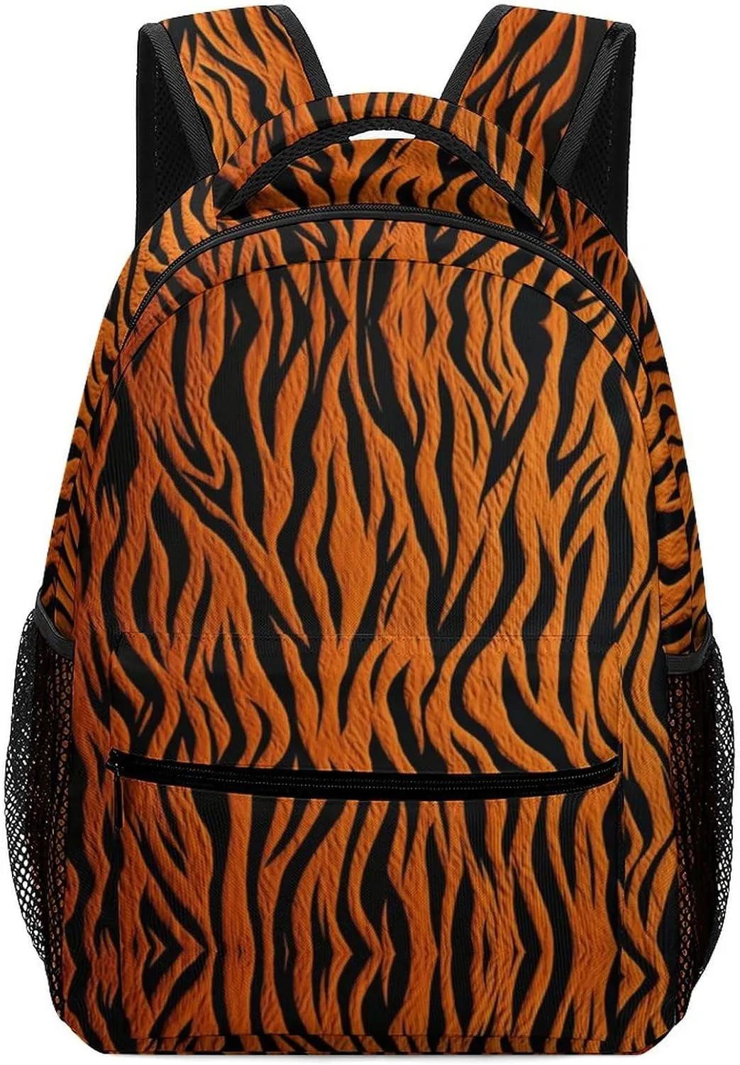Backpacks Tiger Stripes Orange Travel Bag Laptop Backpack Casual Daypack for Weekender Business Hiking