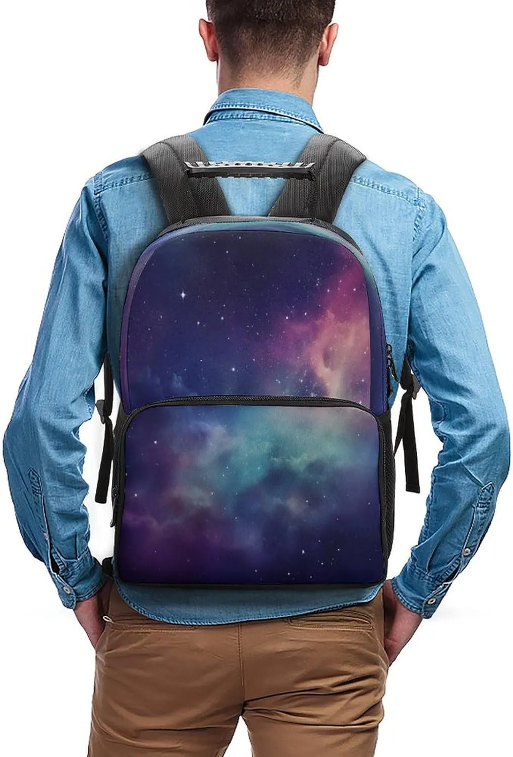 Backpacks Universe with Stars And Galaxy Interstellar Travel Bag Business Work Laptop Backpack