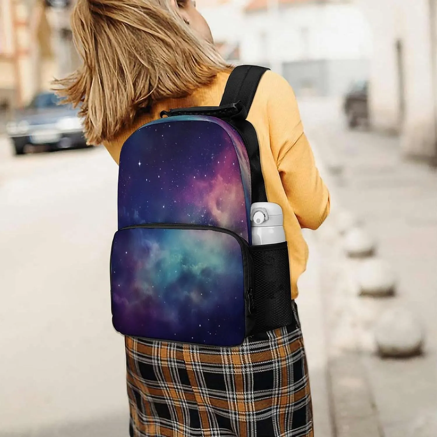 Backpacks Universe with Stars And Galaxy Interstellar Travel Bag Business Work Laptop Backpack