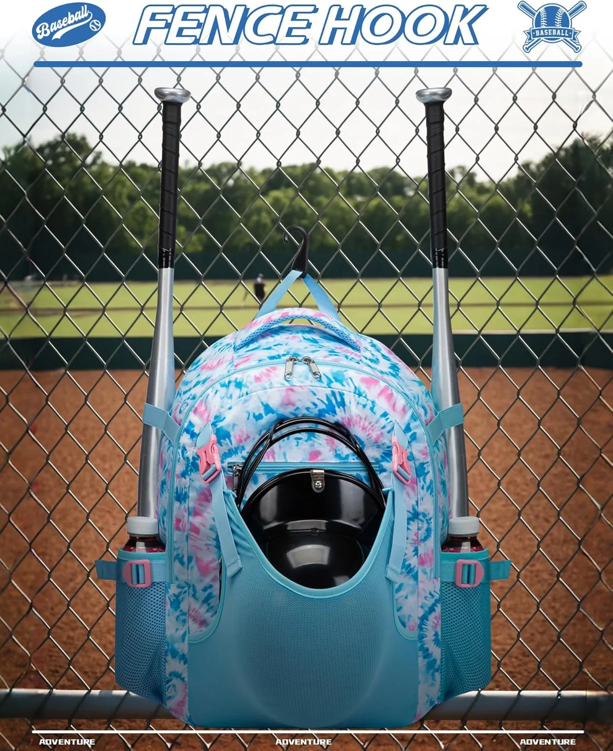 Baseball Softball Backpack for Kids Boys Girls 6-8 8-12 12-14 Large Youth Bat Bag for Gear Storage Baseball Softball Tball Equipment Back Pack with Separate Shoe Bag