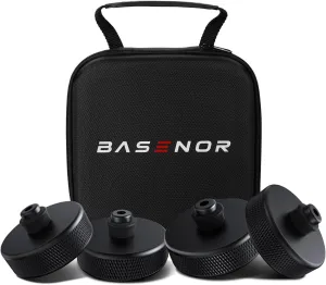 BASENOR Upgraded Tesla Jack Pad, Jack Pucks with Storage Case, TPE Lifting Floor Jacks [10x Hardness] to Protect Chassis, Vehicles Accessories for 2013-2025 Model 3/Y/S/X, Austin & Fremont Build