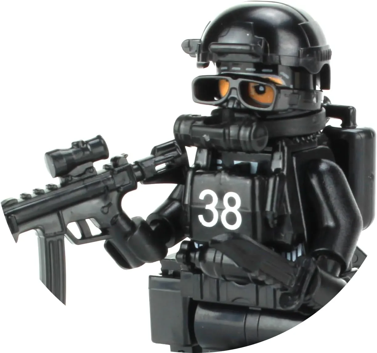 Battle Brick 1.6 Inches Tall Navy Seal Special Forces Diver Collectible Custom Minifigure | Genuine Military Minifig | Packaged in The USA | Great Gift for Ages 10  to Adult AFOL