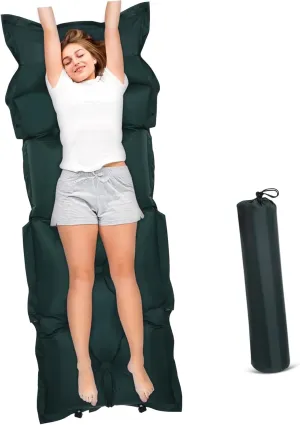 BESPORTBLE Sleeping Pad Backpacking Inflatable Air Mattress Pillow Easy Setup Comfortable Lightweight and for Outdoor Use