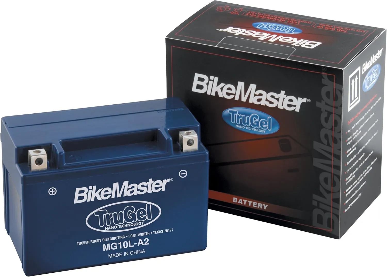 BikeMaster TruGel MG14B-4 Motorcycle Battery Compatible for Hyosung GV650 2009-2011