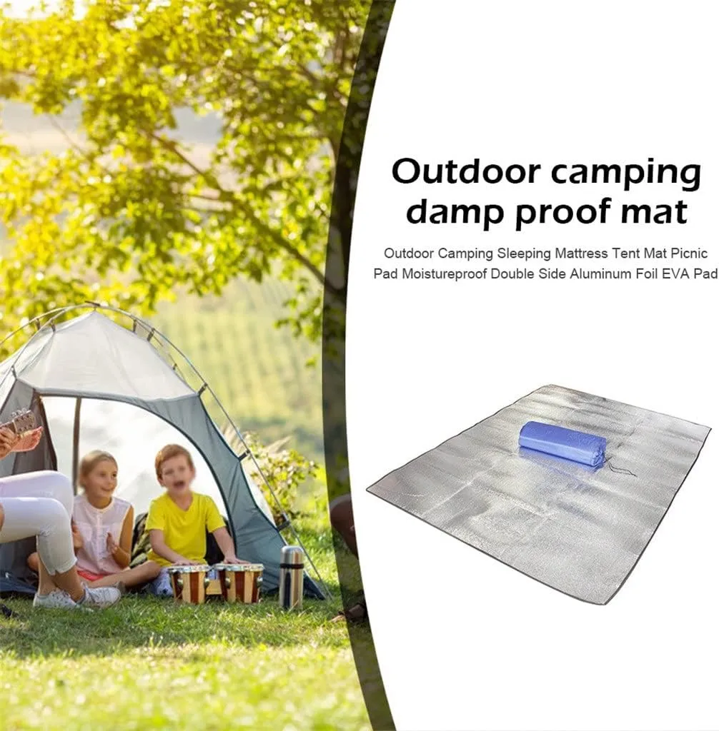 Blanket Mat for Portable Picnic Mat Camping Ground Mats Pads Mattress Camping Bed Sleeping Pad Foil EVA Pad (A 2x2m)