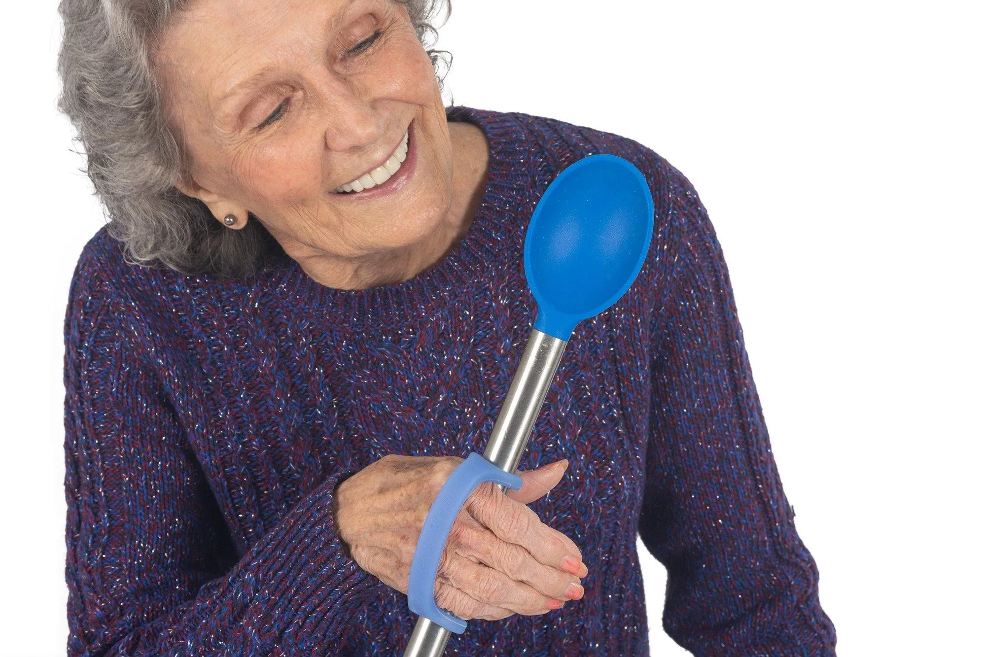 Blue 2 pack (medium with large holes)
