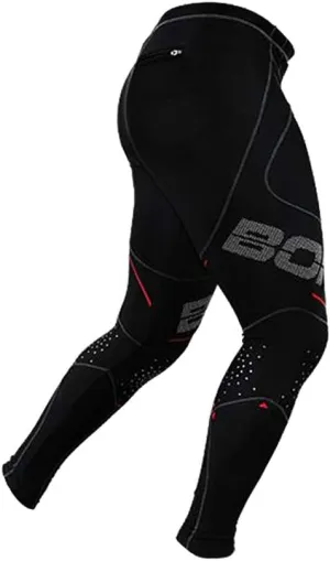 Bont Skates - Hi-Performance Skating Compression Tights (Black, 3/4 Length/S)
