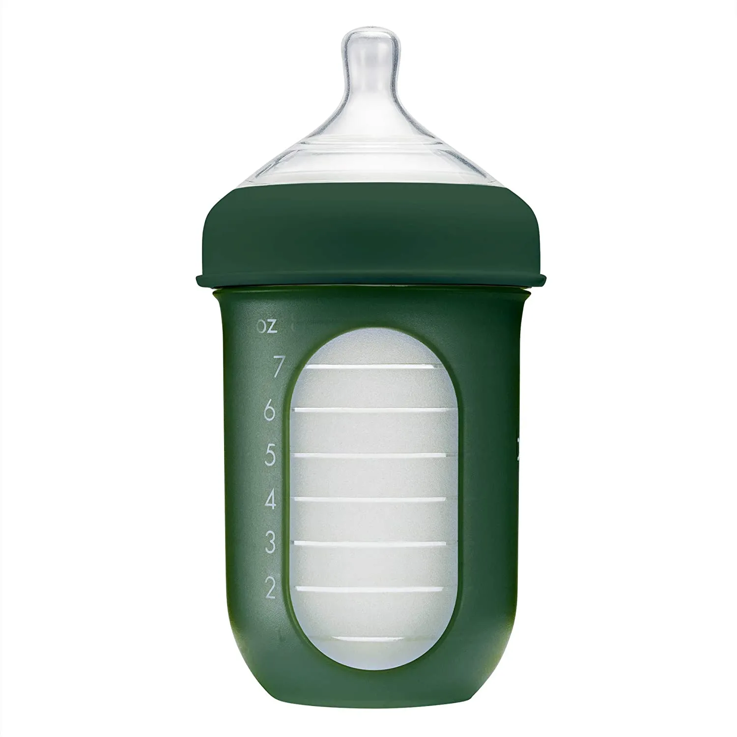 Boon NURSH Silicone Pouch Bottle 8oz (3-Pack) - Blue