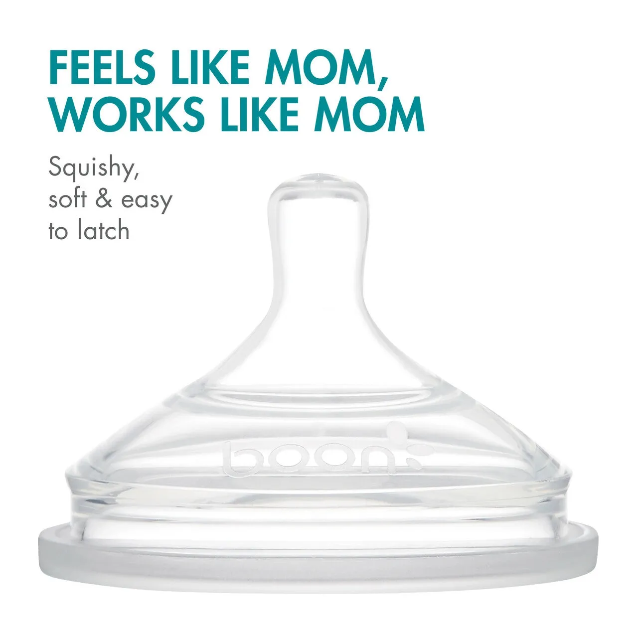 Boon NURSH Silicone Pouch Bottle 8oz (3-Pack) - Blue