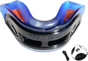 Brain-Pad 3XS Triple Laminated Strap/Strapless Combo (Black/Blue) ADULT